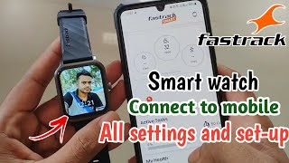 how to connect fastrack watch to phonefastrack smart watch mobile connect [upl. by Hatty573]