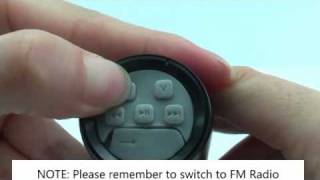 How To Use 2GB Mini Bicycle Action Sound Speaker Set with MP3 FM Radio Function [upl. by Birdella]