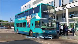 FULL ROUTE VISUAL  Arriva Kent amp Surrey Route 6X Maidstone Hospital to TW Hospital  6445 [upl. by Ramaj]