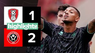 Rotherham United 12 Sheffield United  Preseason highlights [upl. by Langer]