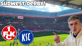 HASSDERBY auf dem BETZE💥 1FC KAISERSLAUTERN vs KSC  STIMMUNG der Fans 04 [upl. by Hartzell620]