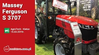 Massey Ferguson S 3707  AgroTech Kielce 2019 [upl. by Lotsirk]