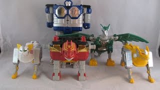 Retro Review Galaxy Megazord Power Rangers Lost Galaxy [upl. by Steffi]