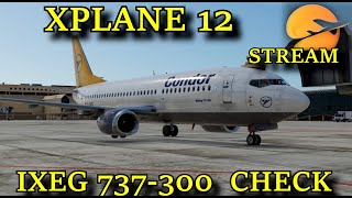 XPLANE 12  IXEG 737300  LEPAEDDL [upl. by Vorfeld]