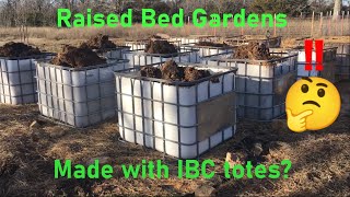 IBC Raised Bed Garden 🪴 amp Water 💦 Tank Update [upl. by Alvarez]