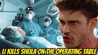 Li kills Sheila on the operating table The Bold and The Beautiful Spoilers [upl. by Nappy]