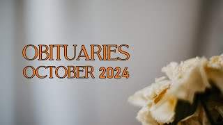 OBITUARIES NEWS FOR THE MONTH OF OCTOBER 2024  IBPS  CURRENT AFFAIRS  DPLabs [upl. by Nnyllatsyrc553]