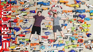 Saying Goodbye to the Old Nerf Arsenal Ethan and Cole Remember Nerf Blasters [upl. by Lyrred]