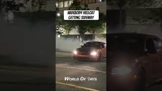 Widebody hellcat does burnout dodge srt explore mopar viralvideo atlanta srt hellcat fyp [upl. by Namie146]