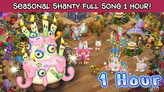 Seasonal Shanty Full Song 1 Hour  My Singing Monsters 4K [upl. by Naujej]