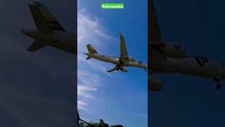 Plane Landing  Katunayake Bandaranayake International Airport  Colombo  Sri Lanka [upl. by Enelra]