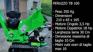 Cippatore TB 100 C Peruzzo [upl. by Olotrab]