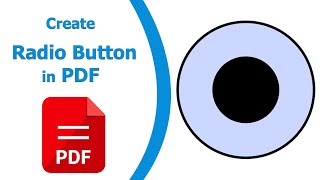 How to create radio button in pdf using Kofax Power PDF [upl. by Cathey]