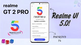 Realme GT 2 Pro Realme UI 50 Beta Update  Android 14 New Update  Realme GT2 Pro New Features🔥🔥 [upl. by Hcardahs]