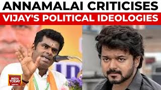 Tamil Nadu BJP Chief Annamalai Mocks Actor Vijays Khichdi Politics  India Today News [upl. by Hpejsoj679]