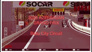 GP4 Offline Championship season 2023 Round 4 Azerbaijan GP Qualifying and race [upl. by Cutlerr986]