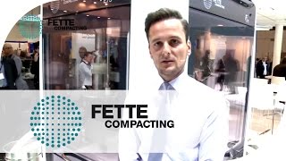 Phillip Haarmann präsentiert die FE75 Tablettenpresse  INTERPACK 2014  Fette Compacting [upl. by Yovonnda340]