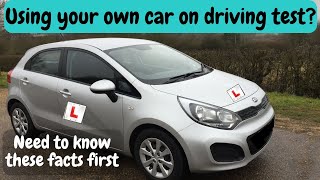 DRIVING TEST IN YOUR OWN CAR [upl. by Devan54]