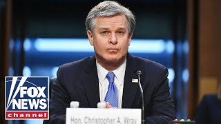 Christopher Wray testifies on threats facing US as FBI seeks more funding [upl. by Ydnyc]