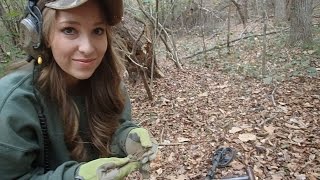 Metal Detecting with Abby  Found some Civil War Relics  Nugget Noggin [upl. by Anthe]