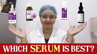 How to choose BEST serum  आपकी त्वचा के लिए बेस्ट Acne MarksOpen Poresglow brightness skin [upl. by Montanez]