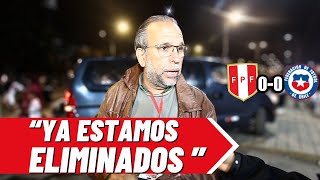 HINCHAS PERUANOS reaccionan al EMPATE ante CHILE 00  ELIMINATORIAS 2026 [upl. by Spiers343]