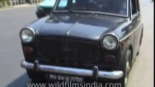 Fiat car as cultural icon in 1990s Mumbai archival footage of Air India building Nepean Sea Road [upl. by Hibbitts]