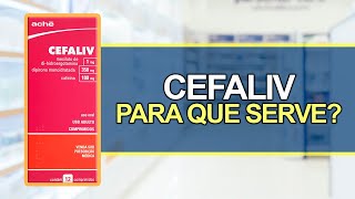 Para que serve o Cefaliv  Bula Simples [upl. by Qiratla]