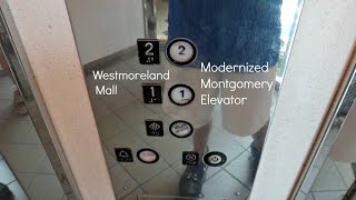 Montgomery Hydraulic Glass Elevator  Westmoreland Mall  Greensburg PA [upl. by Chabot]