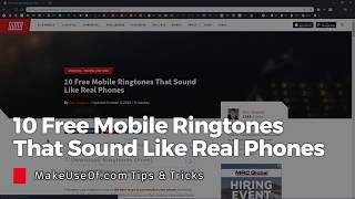 10 Free Mobile Ringtones That Sound Like Real Phones [upl. by Eitirahc949]