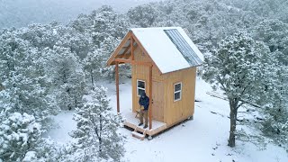 Building Cabin in the Woods Only 55 Square Feet [upl. by Kurtz]