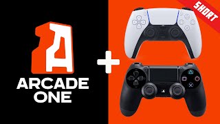 Using Playstation 4 and Playstation 5 Controllers With ArcadeOne Short Version [upl. by Clementia]