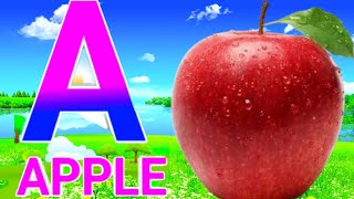 Phonics Song for Toddlers  A for Apple  Phonics Sounds of Alphabet A to Z  ABC Phonic Song  ABC [upl. by Ellatsirhc]