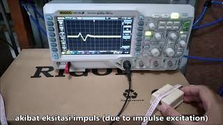 Measuring Acceleration with ADXL335 Accelerometer dan RIGOL DS1104ZS Oscilloscope [upl. by Anole]