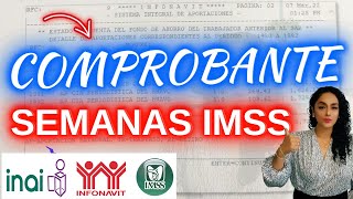 Recupera Semanas con este Comprobante [upl. by Nueoras]