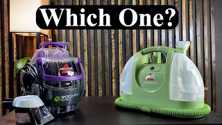 Difference between Bissell Green Machine and the Bissell Spotclean Pet Pro [upl. by Noraa]