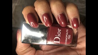 DIOR VERNIS NAIL POLISH REVIEW [upl. by Hightower]