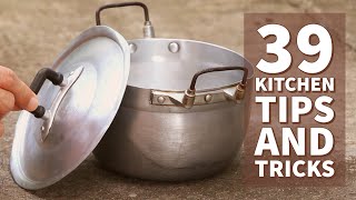 39 Awesome Kitchen Tips and Tricks  Thaitrick [upl. by Sualocin]