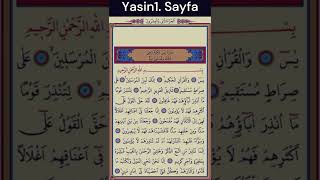 Yasin Suresi 1 Sayfa Dinle [upl. by Nogem]