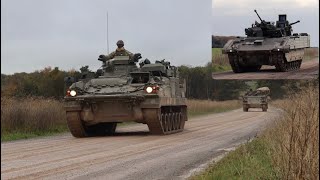 🇬🇧 British army vehicles on the move  🇬🇧 [upl. by Aynos]