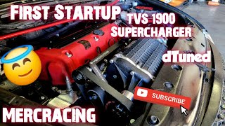 5 Installing Mercracing TVS 1900 Supercharger k20 Honda Civic Si Part 5 [upl. by Ylaek]