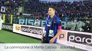 La commozione di Mattia Caldara al termine di AtalantaMilan [upl. by Petronilla572]