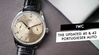 REVIEW The IWC Portugieser Automatic 42 amp 40 Get Slimmer Cases and New Colours for 2024 [upl. by Guinna]