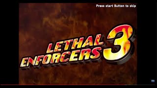 Lethal Enforcers 3  Gameplay TeknoParrot  Mini PC [upl. by Nnylacissej]