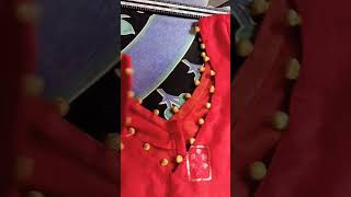 Potli button  V neck design youtubeshort [upl. by Sielen]