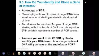 BioTech Ch 3 Recombinant DNA Technology Part 3 [upl. by Guglielma348]