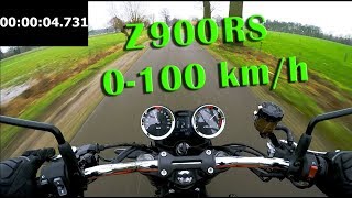 0100 acceleration Kawasaki Z900RS [upl. by Nnaarat]