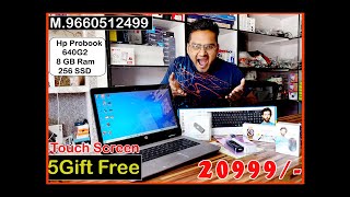 Hp Touch Sreen Laptop  Probook 640 G2  5 Free Gifts  Look New  Jai Bhawani Computer Amet [upl. by Eugaet]