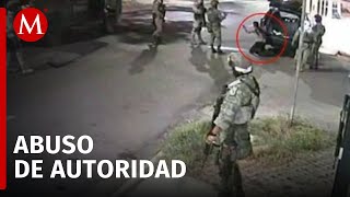 Revelan video de abuso militar en Culiacán detienen con lujo de violencia a un supuesto inocente [upl. by Janifer519]