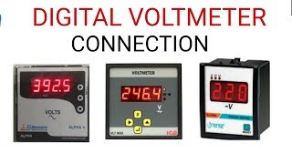 DIGITAL VOLTMETER CONNECTION WITH SELECTOR SWITCH [upl. by Judah]